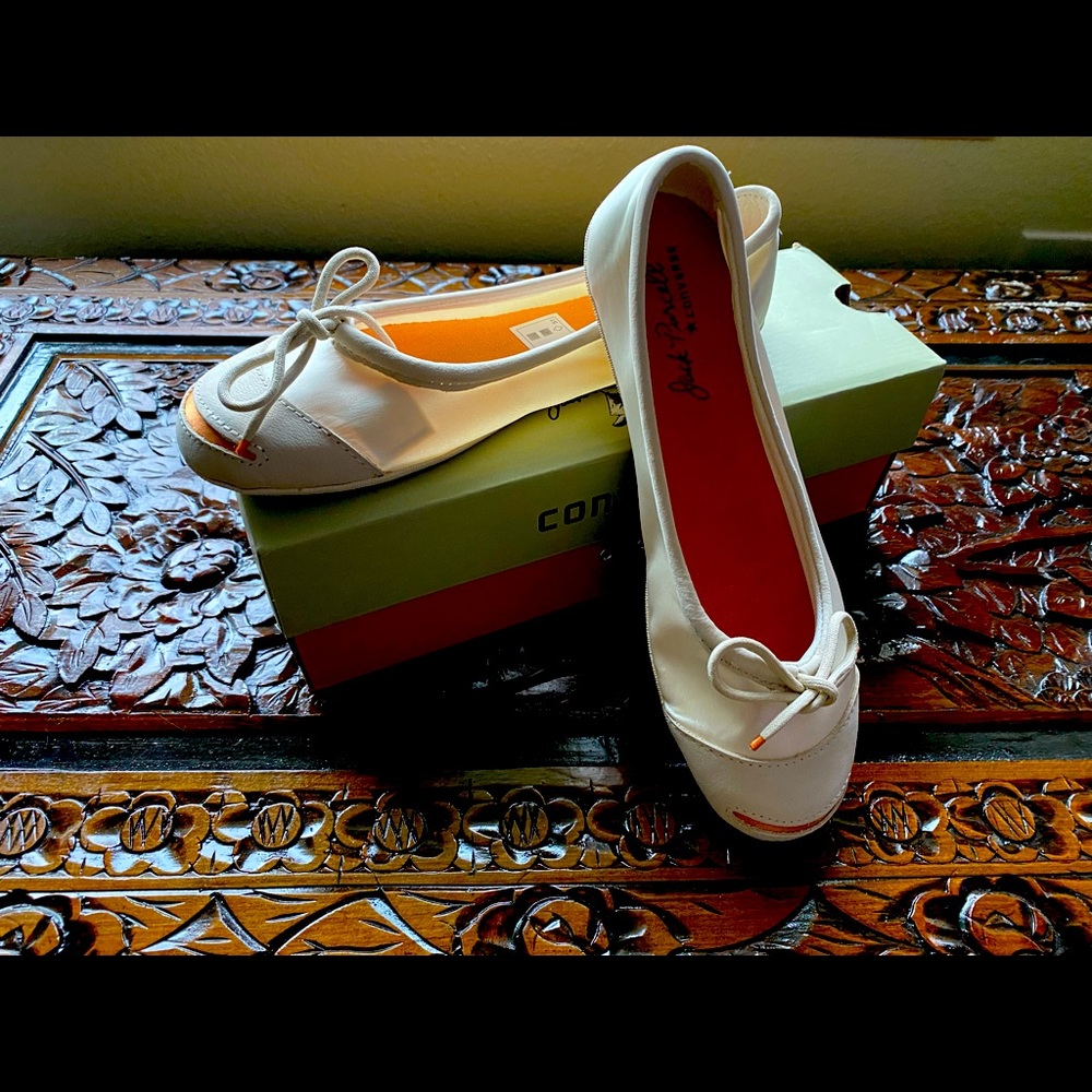 Vintage Jack Purcell Converse JP dance slip on ballet flats women’s size 7 BNIB~